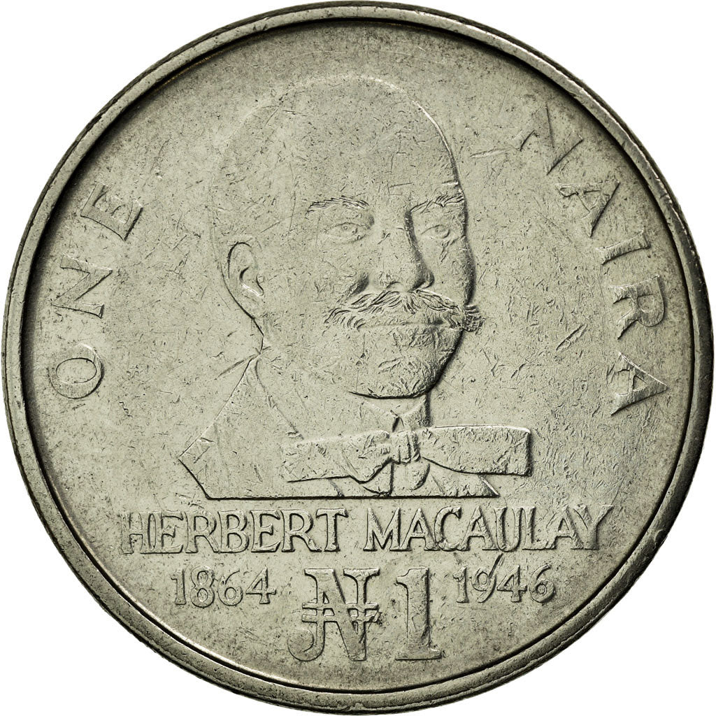 Monnaie, Nigéria, Elizabeth II, Naira, 1991, TTB+, Nickel plated steel, KM:14