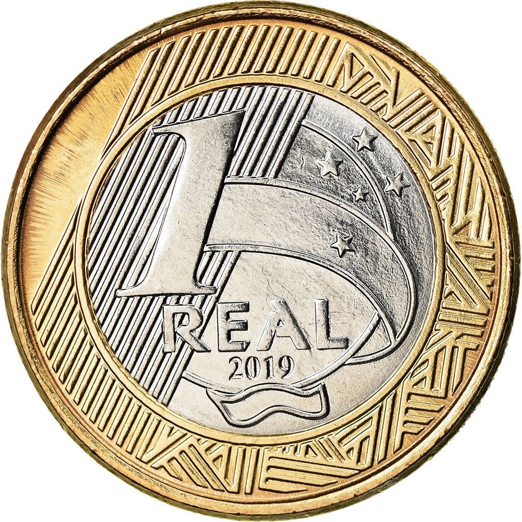 Coin, Brazil, Real, 2019, 25ème anniversaire du Réal, MS(63), Bi-Metallic