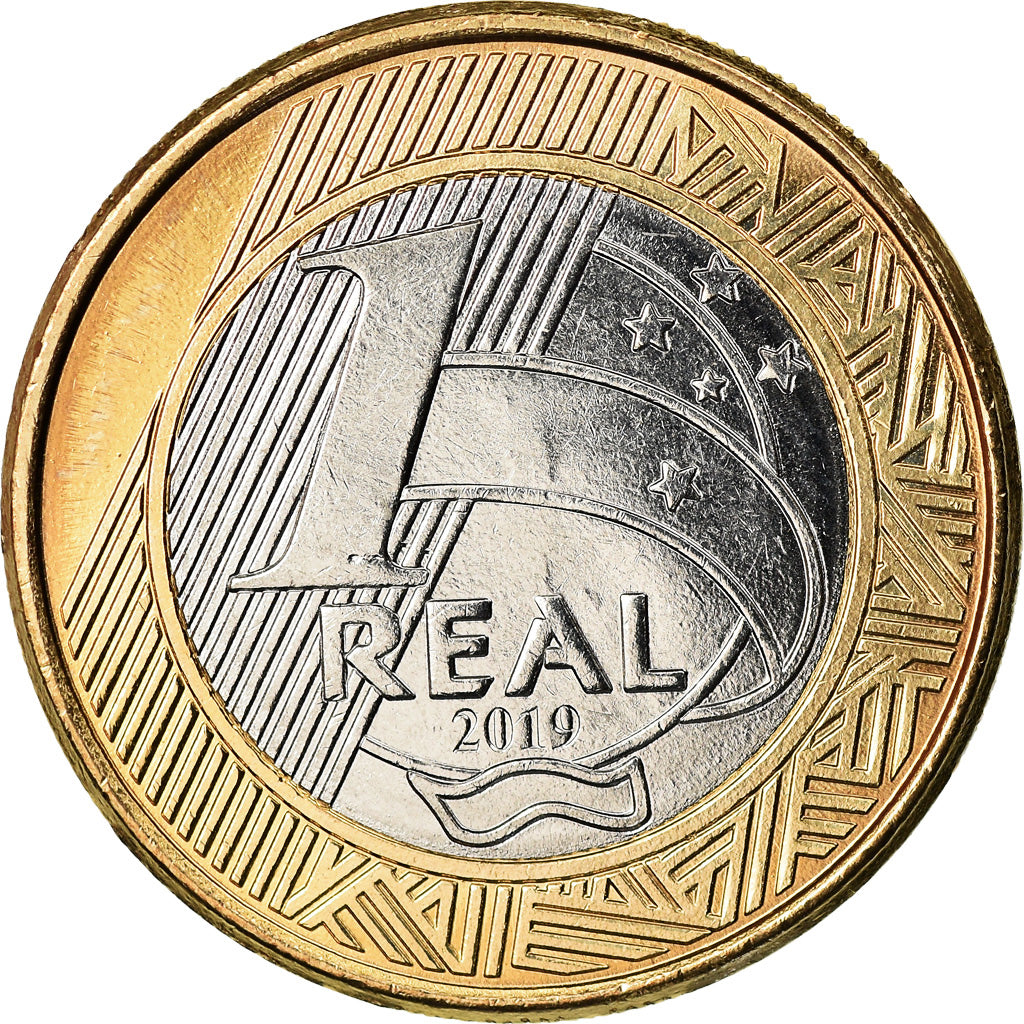 Coin, Brazil, Real, 2019, 25ème anniversaire du Réal, MS(63), Bi-Metallic