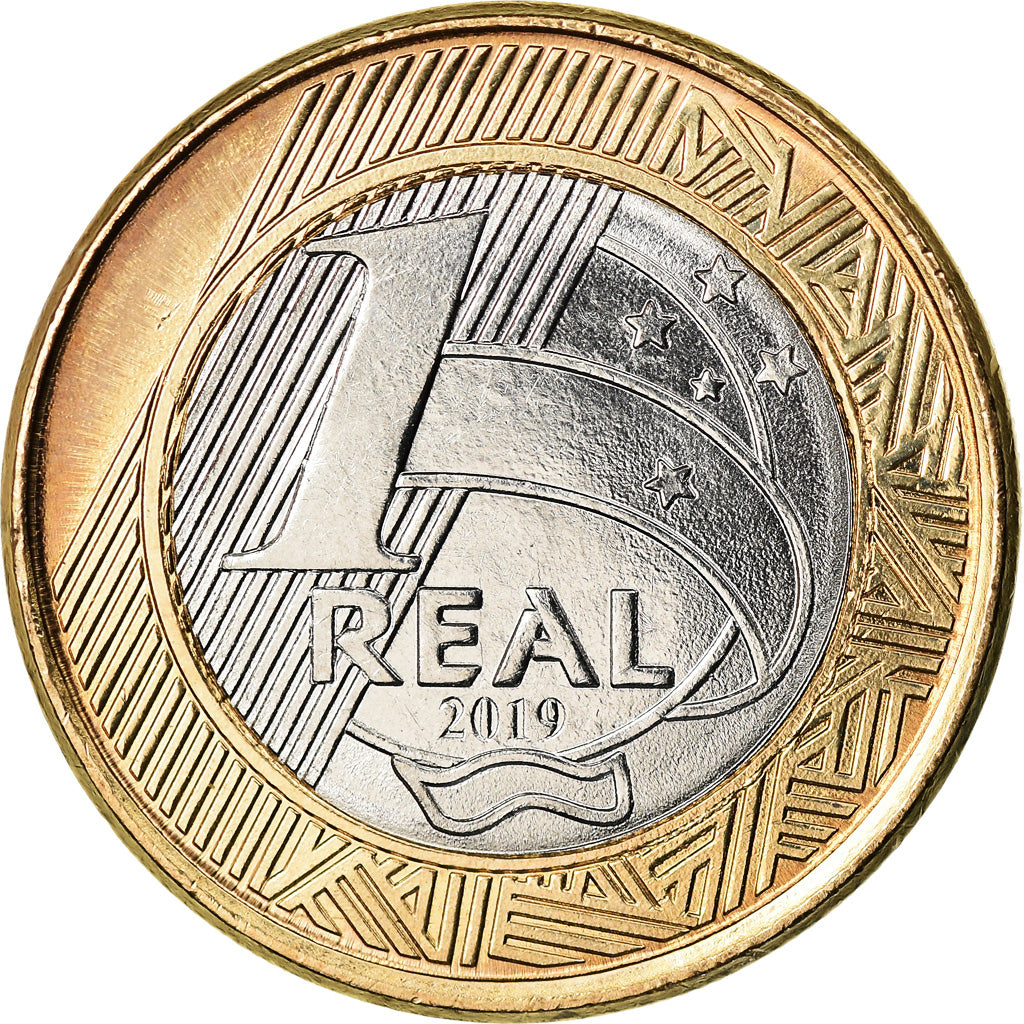Coin, Brazil, Real, 2019, 25ème anniversaire du Réal, MS(63), Bi-Metallic