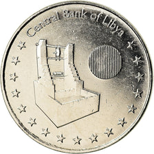 Moneta, Libia, 50 Dirhams, 2014, MS(63), Nickel platerowany stalą