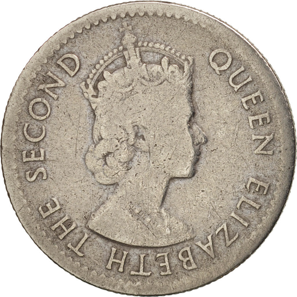 Nigeria, Elizabeth II, 6 Pence, VF(30-35), Copper-nickel, KM:4