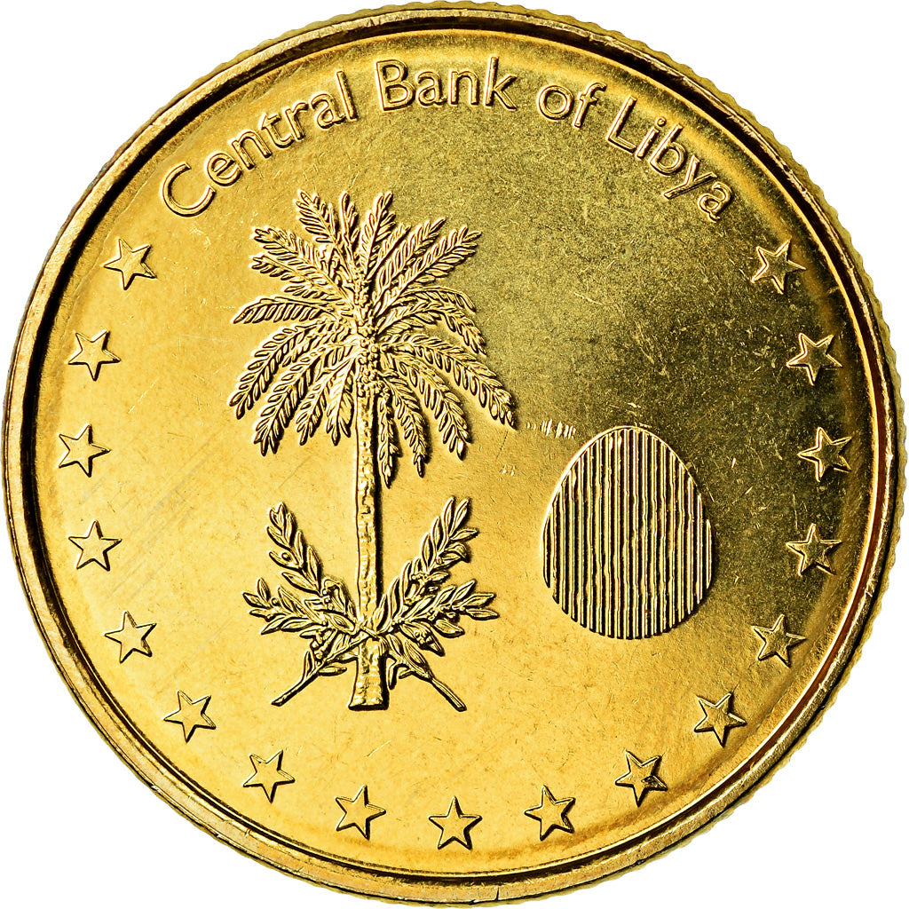 Monnaie, Libya, 1/4 Dinar, 2014, SPL, Goldine