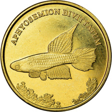 Coin, Congo Democratic Republic, 5 Rupees, 2017, Maluku - Aphyosemion