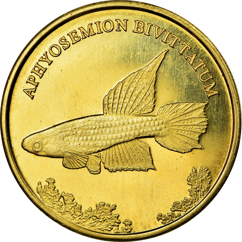 Coin, Congo Democratic Republic, 5 Rupees, 2017, Maluku - Aphyosemion
