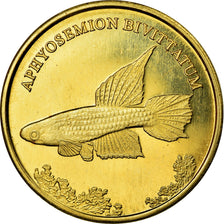 Coin, Congo Democratic Republic, 5 Rupees, 2017, Maluku - Aphyosemion