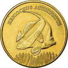 Moeda, República Democrática do Congo, 5 Rupees, 2017, Maluku - Heniochus