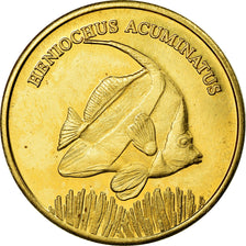 Coin, Congo Democratic Republic, 5 Rupees, 2017, Maluku - Heniochus acuminatus