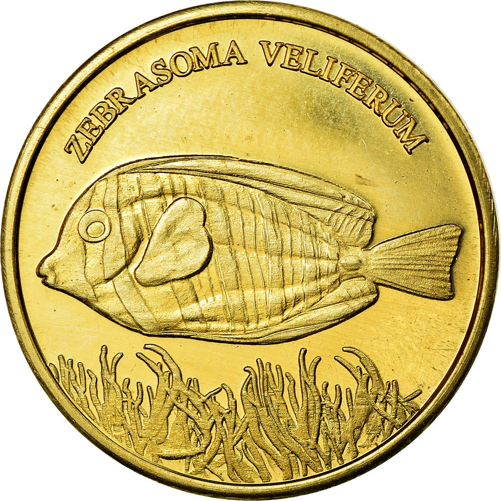 Monnaie, Congo Democratic Republic, 5 Rupees, 2017, Maluku - Zebrasoma