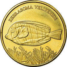 Coin, Congo Democratic Republic, 5 Rupees, 2017, Maluku - Zebrasoma veliferum