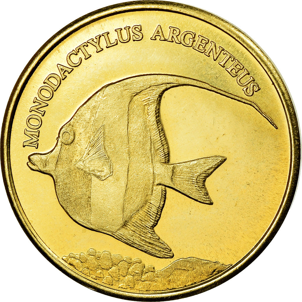 Coin, Congo Democratic Republic, 5 Rupees, 2019, Maluku - Monodactylus