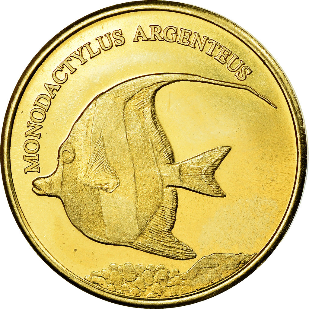 Coin, Congo Democratic Republic, 5 Rupees, 2019, Maluku - Monodactylus