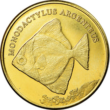 Moeda, República Democrática do Congo, 5 Rupees, 2019, Maluku - Monodactylus