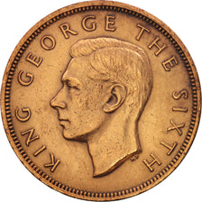 Coin, New Zealand, George VI, Penny, 1952, AU(50-53), Bronze, KM:21