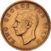Coin, New Zealand, George VI, Penny, 1952, AU(50-53), Bronze, KM:21