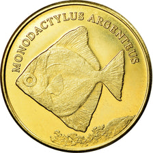 Moeda, República Democrática do Congo, 5 Rupees, 2019, Maluku - Monodactylus
