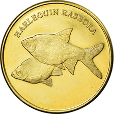 Coin, Congo Democratic Republic, 5 Rupees, 2019, Maluku - Harlequin rasbora