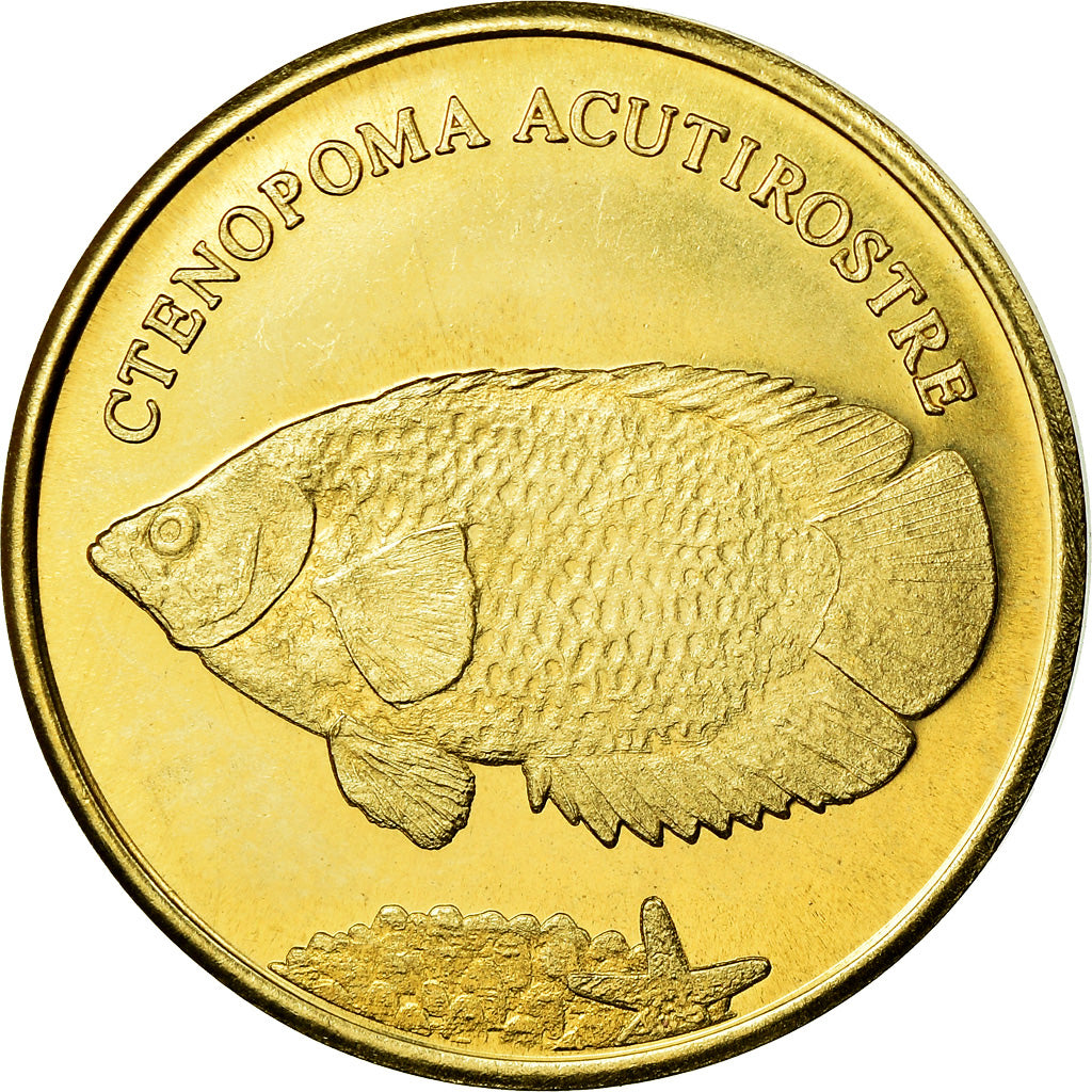 Moeda, República Democrática do Congo, 5 Rupees, 2019, Maluku - Ctenopoma