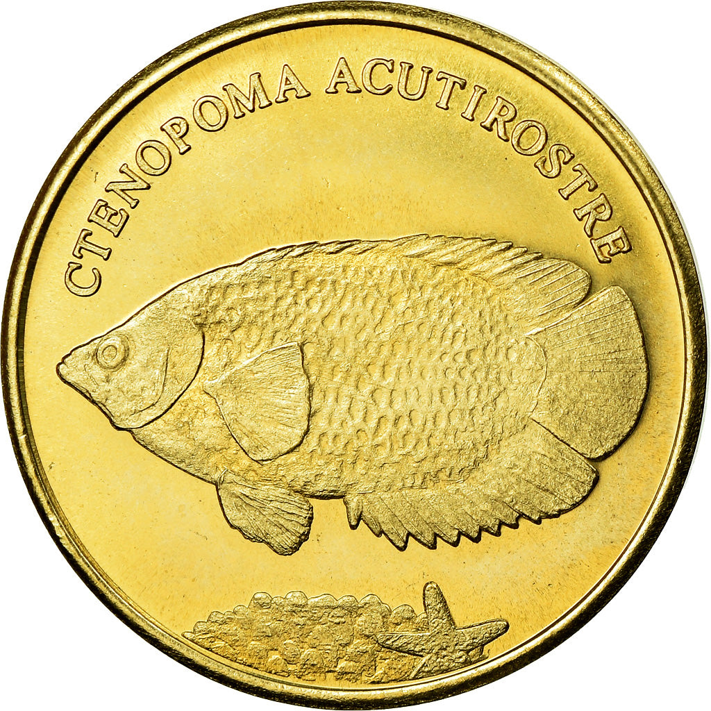 Coin, Congo Democratic Republic, 5 Rupees, 2019, Maluku - Ctenopoma acutirostre