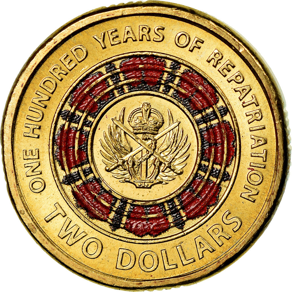 Coin, Australia, 2 Dollars, 2019, 100 ans du rapatriement, MS(63)
