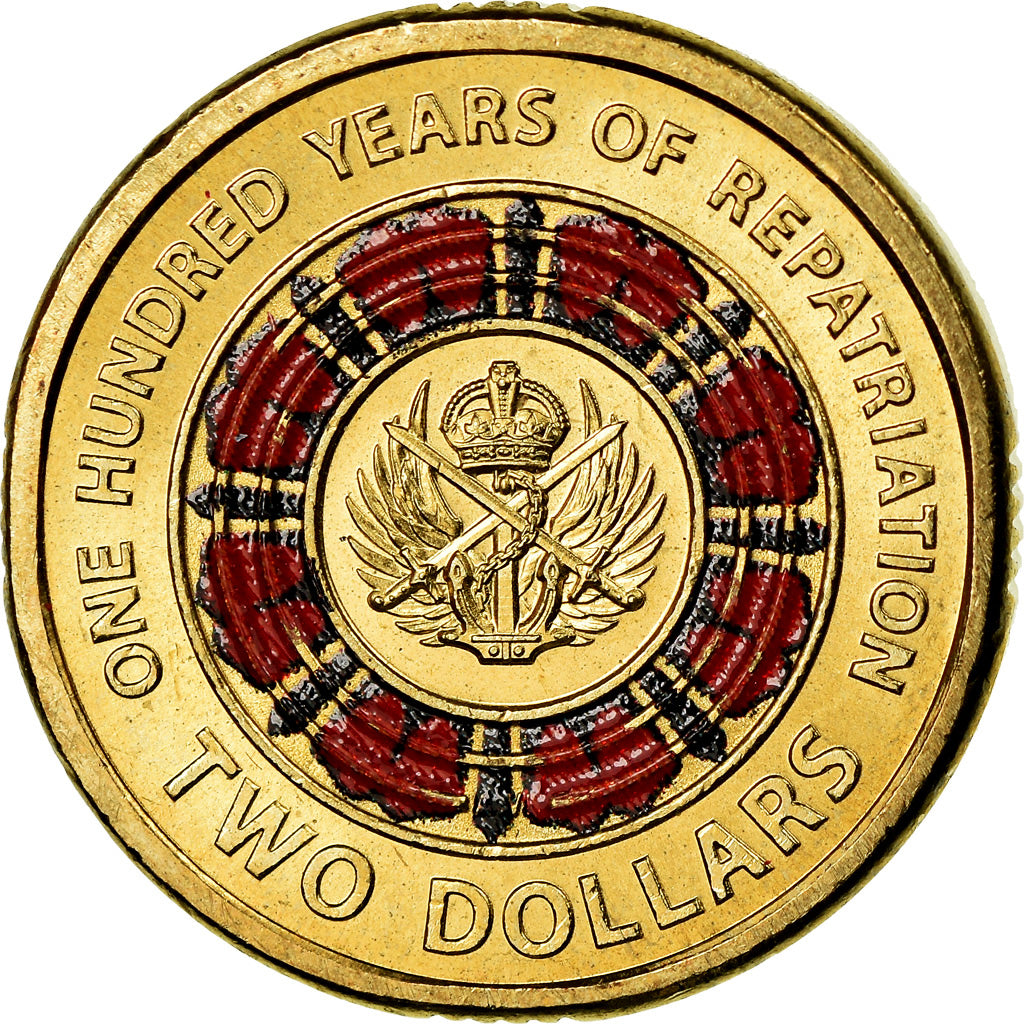 Coin, Australia, 2 Dollars, 2019, 100 ans du rapatriement, MS(63)