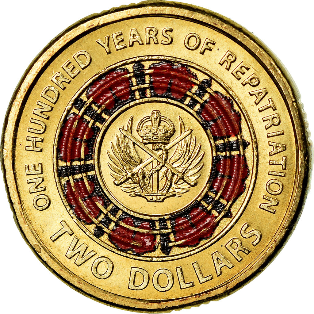 Coin, Australia, 2 Dollars, 2019, 100 ans du rapatriement, MS(63)