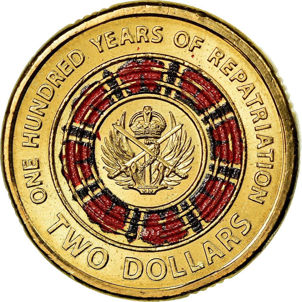 Coin, Australia, 2 Dollars, 2019, 100 ans du rapatriement, MS(63)