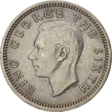 Nouvelle-Zélande, George VI, 3 Pence, 1948, TTB+, Copper-nickel, KM:15