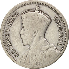 New Zealand, George V, 3 Pence, 1933, VF(30-35), Silver, KM:1