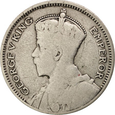 Nuova Zelanda, George V, 6 Pence, 1933, MB+, Argento, KM:2