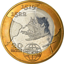 Moneta, CABINDA, 20 Macutas, 2019, Fernand de Magellan, SPL, Bi-metallico