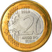 Munten, CABINDA, 20 Macutas, 2019, 20ème anniversaire de l'Euro, UNC-