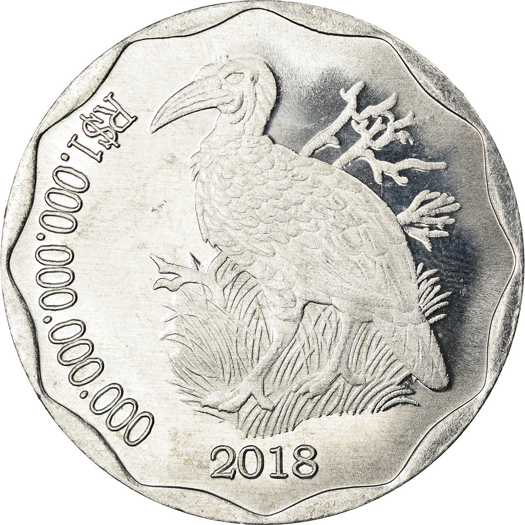 Coin, CABINDA, 1 billion de reais, 2018, MS(63), Aluminum