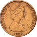New Zealand, Elizabeth II, Cent, 1975, AU(50-53), Bronze, KM:31.1