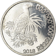 Coin, CABINDA, 250 milliards de reais, 2018, MS(63), Aluminum