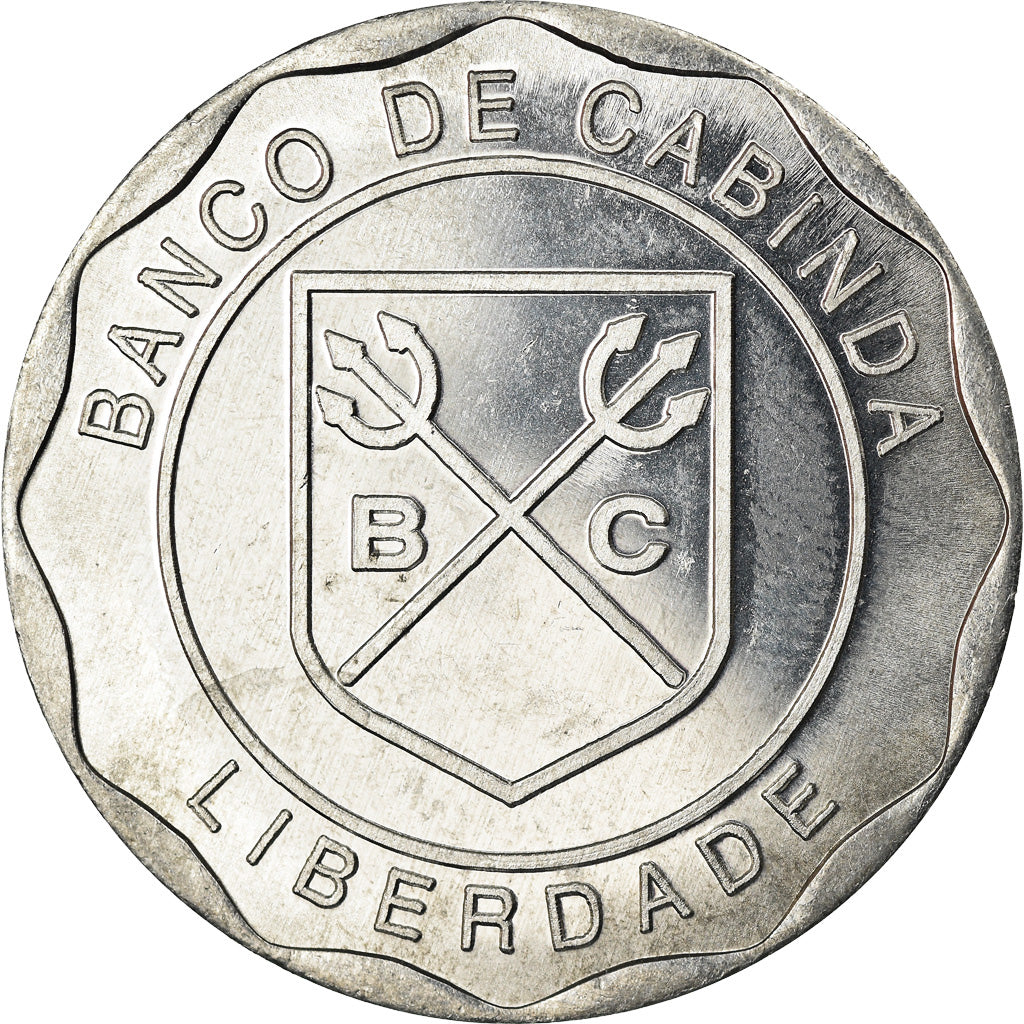 Coin, CABINDA, Macuta, 2019, MS(63), Aluminum