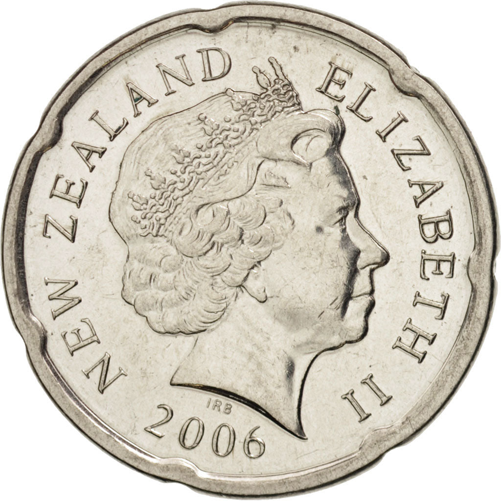 Nuova Zelanda, Elizabeth II, 20 Cents, 2006, SPL-, Rame-nichel, KM:118