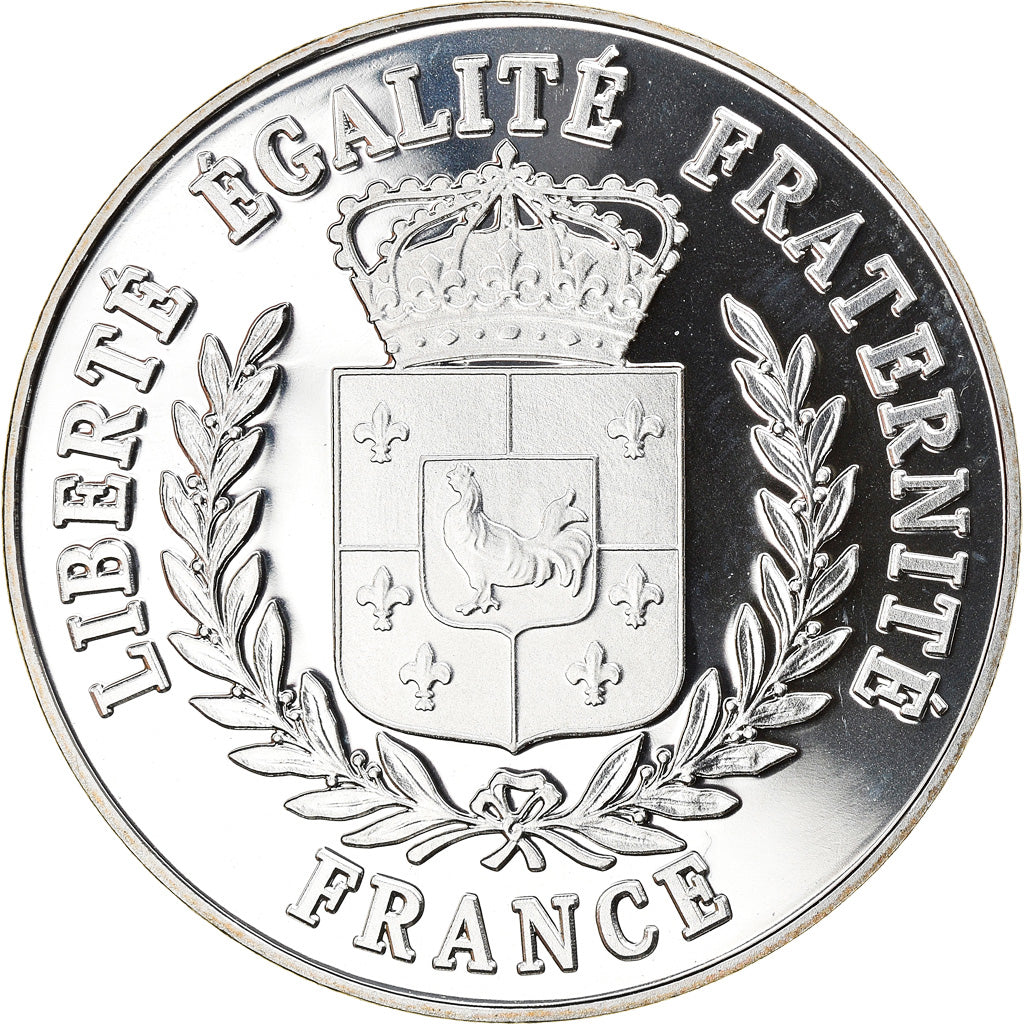 France, Medal, Blanche Neige, Contes et Fables, MS(64), Silver