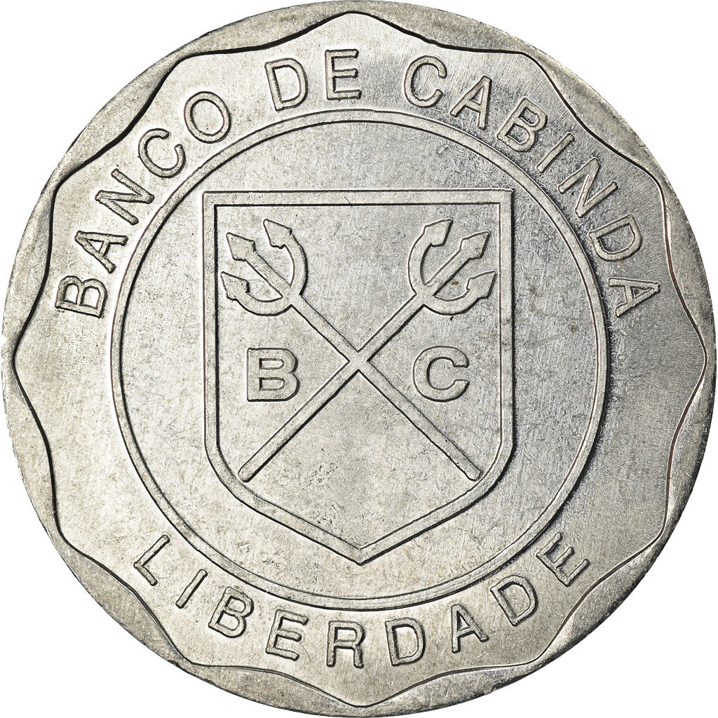 Coin, CABINDA, Macuta, 2019, MS(63), Aluminum