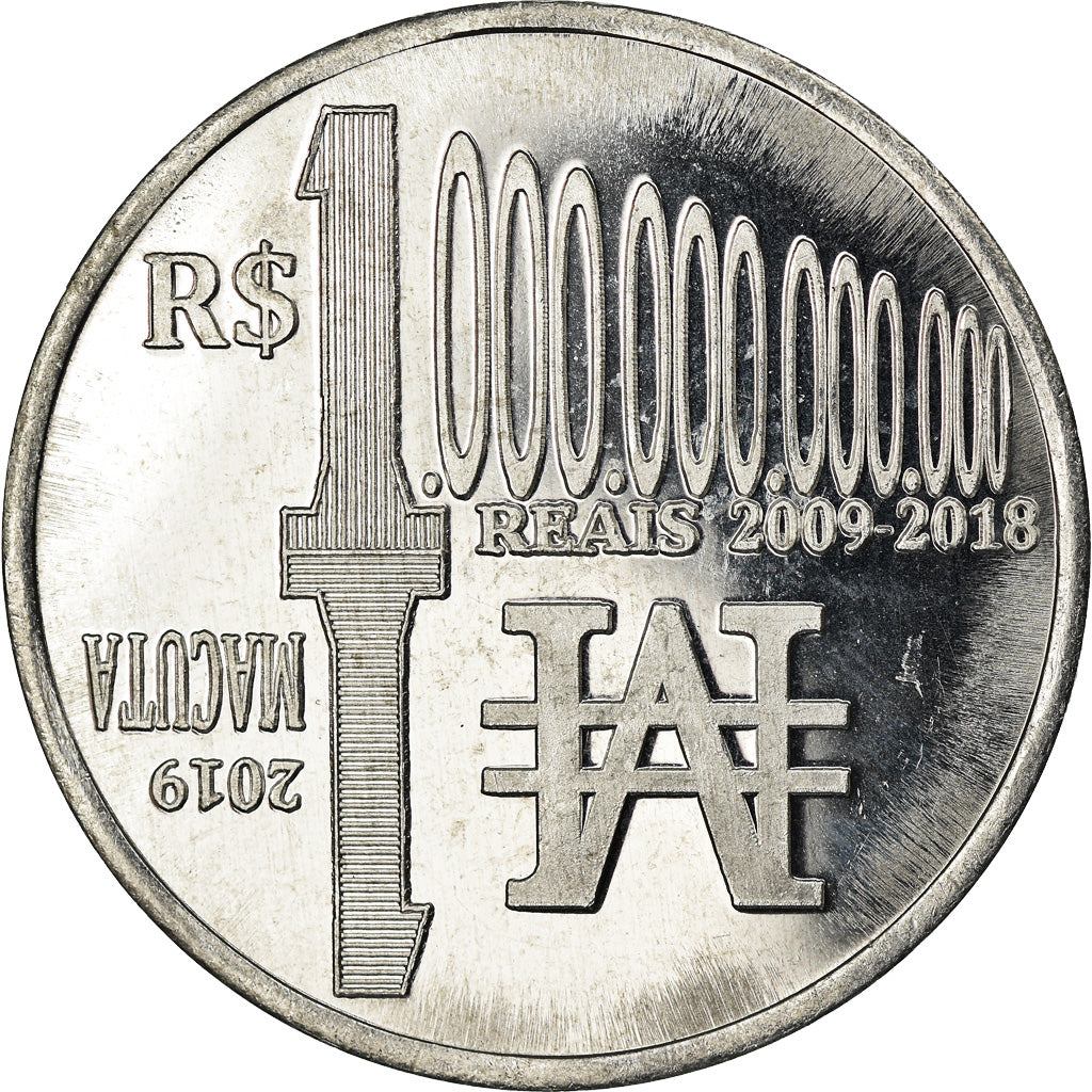 Moneta, CABINDA, Macuta, 2019, MS(63), Aluminium