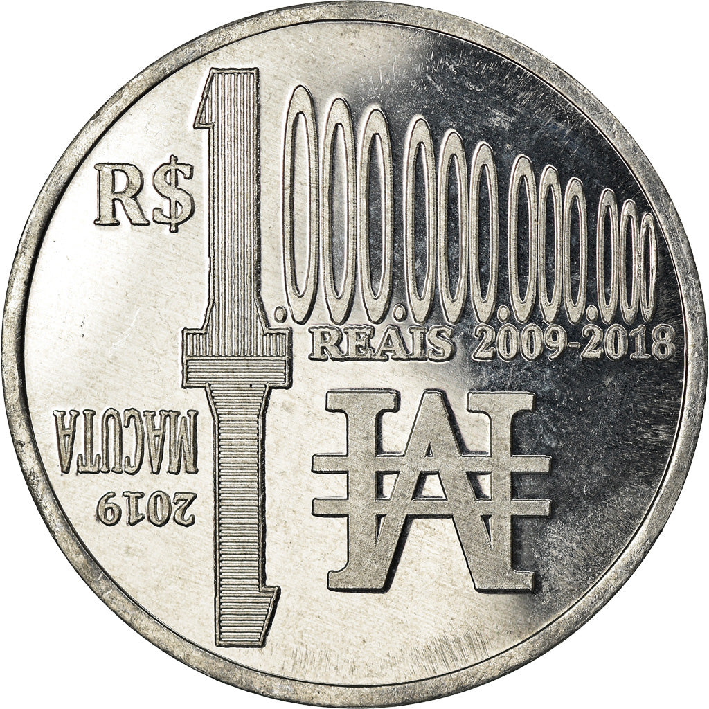 Coin, CABINDA, Macuta, 2019, MS(63), Aluminum