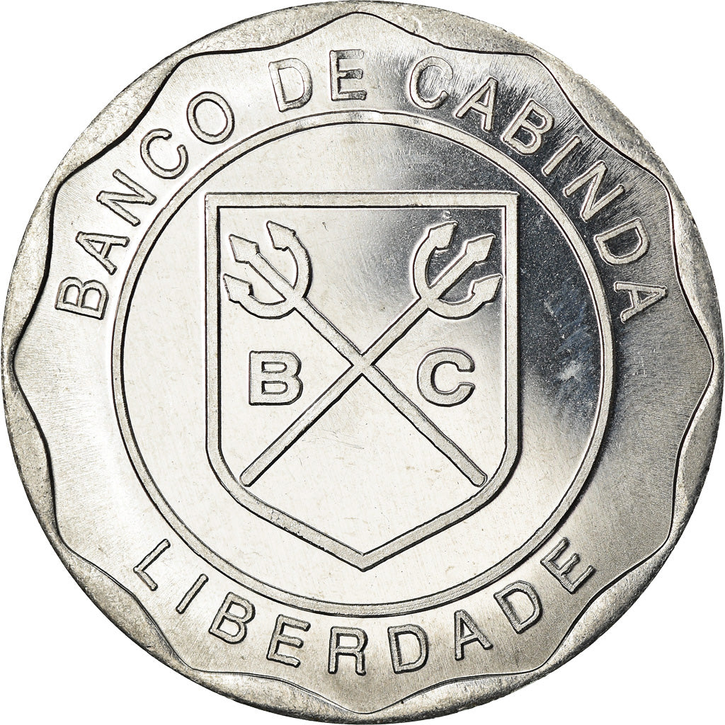 Moneta, CABINDA, 1 billion de reais, 2018, Fondation de Cabinda, SPL, Alluminio