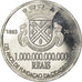 Monnaie, CABINDA, 1 billion de reais, 2018, Fondation de Cabinda, SPL, Aluminium