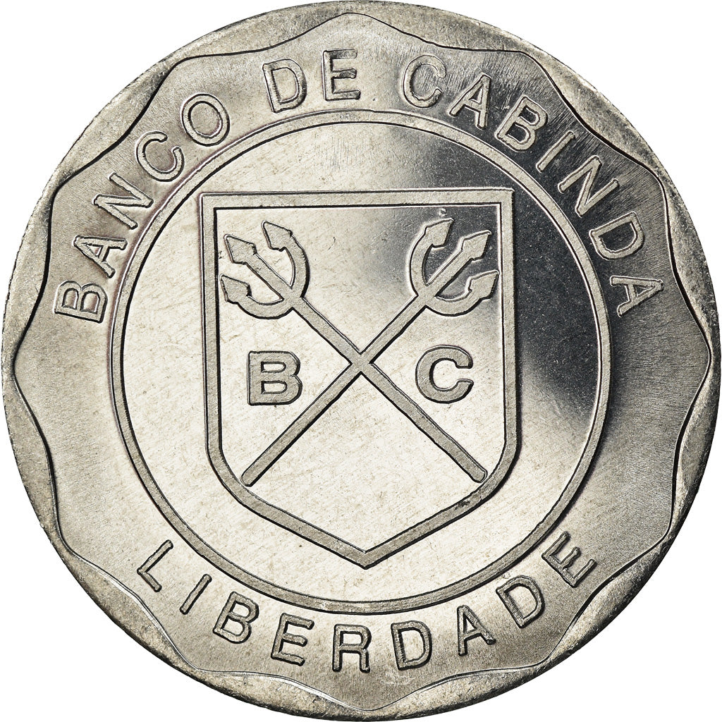 Monnaie, CABINDA, 1 billion de reais, 2018, Fondation de Cabinda, SPL, Aluminium