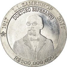 Monnaie, CABINDA, cinq cents millions de reais, 2017, Lazar Zamenhof, SPL