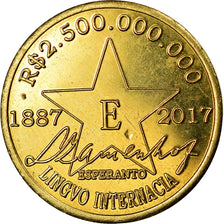 Coin, CABINDA, 2 milliards 500 millions de reais, 2017, Esperanto, MS(63)