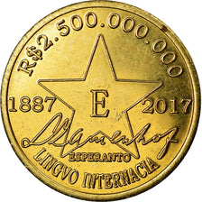 Coin, CABINDA, 2 milliards 500 millions de reais, 2017, Esperanto, MS(63)