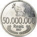 Coin, CABINDA, 50 millions de reais, 2017, MS(63), Aluminum