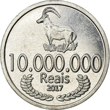 Coin, CABINDA, 10 millions de reais, 2017, MS(63), Aluminum
