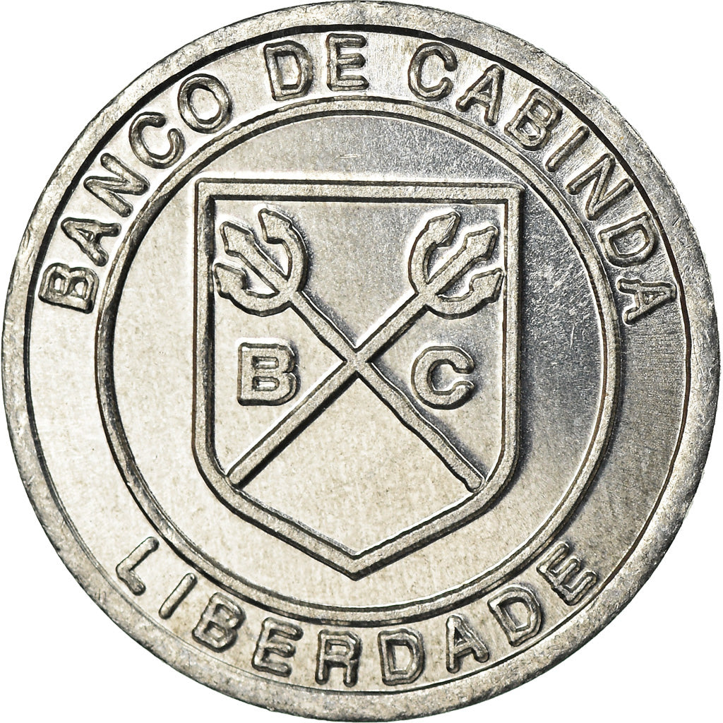 Coin, CABINDA, 5 millions de reais, 2017, MS(63), Aluminum